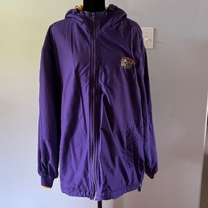 Men’s Medium Purple LSU Jacket with hood